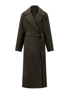 NWT Brand new Double-Face Wool Coat in Espresso Brown, Size Small from NYC Brand